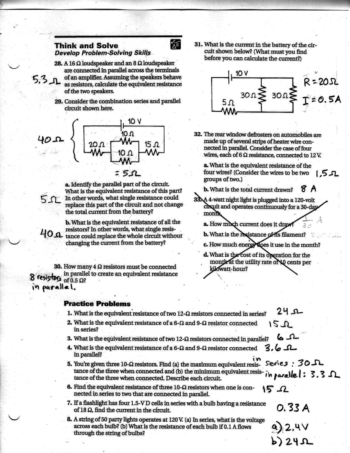 Physics exam questions and answers image